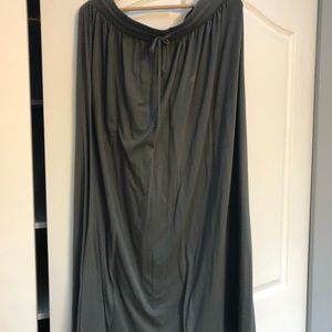 Women’s gray maxi skirt